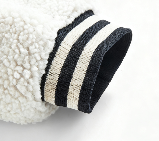 Embroidery Unisex Vintage Blouson Fleece Outdoor Jacket