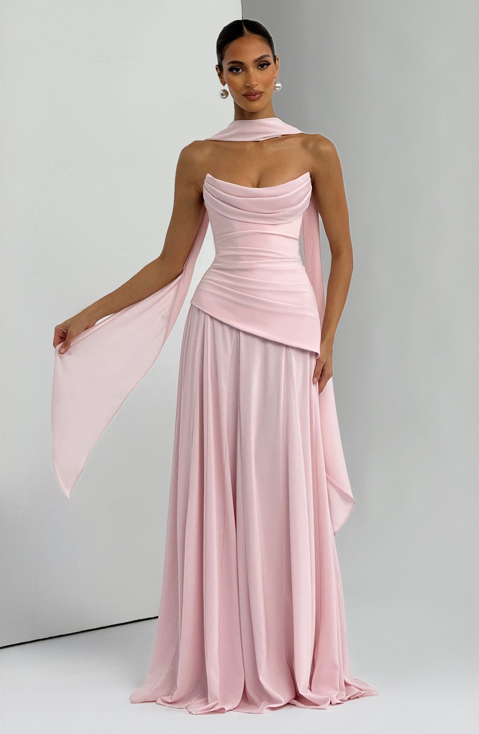 Patricia Maxi Dress - Blush Dress Babyboo Fashion Premium Exclusive Design